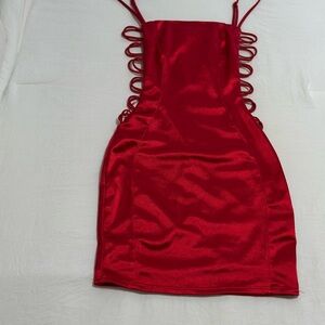Windsor Red Backless Dress